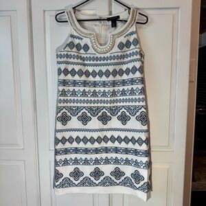 White House Black Market Embroidered & Beaded dress.‎ size 6